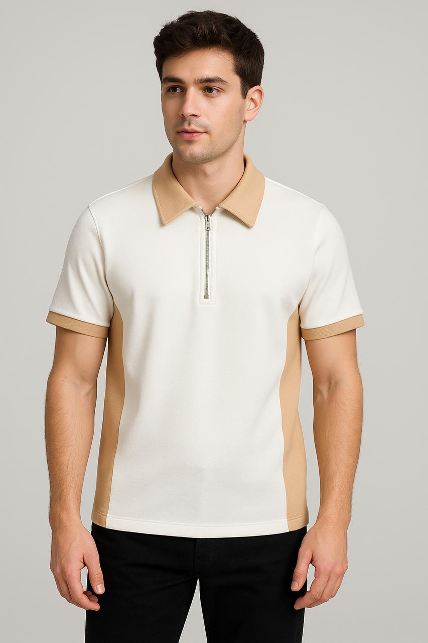 Polo Zipper Tee Shirt